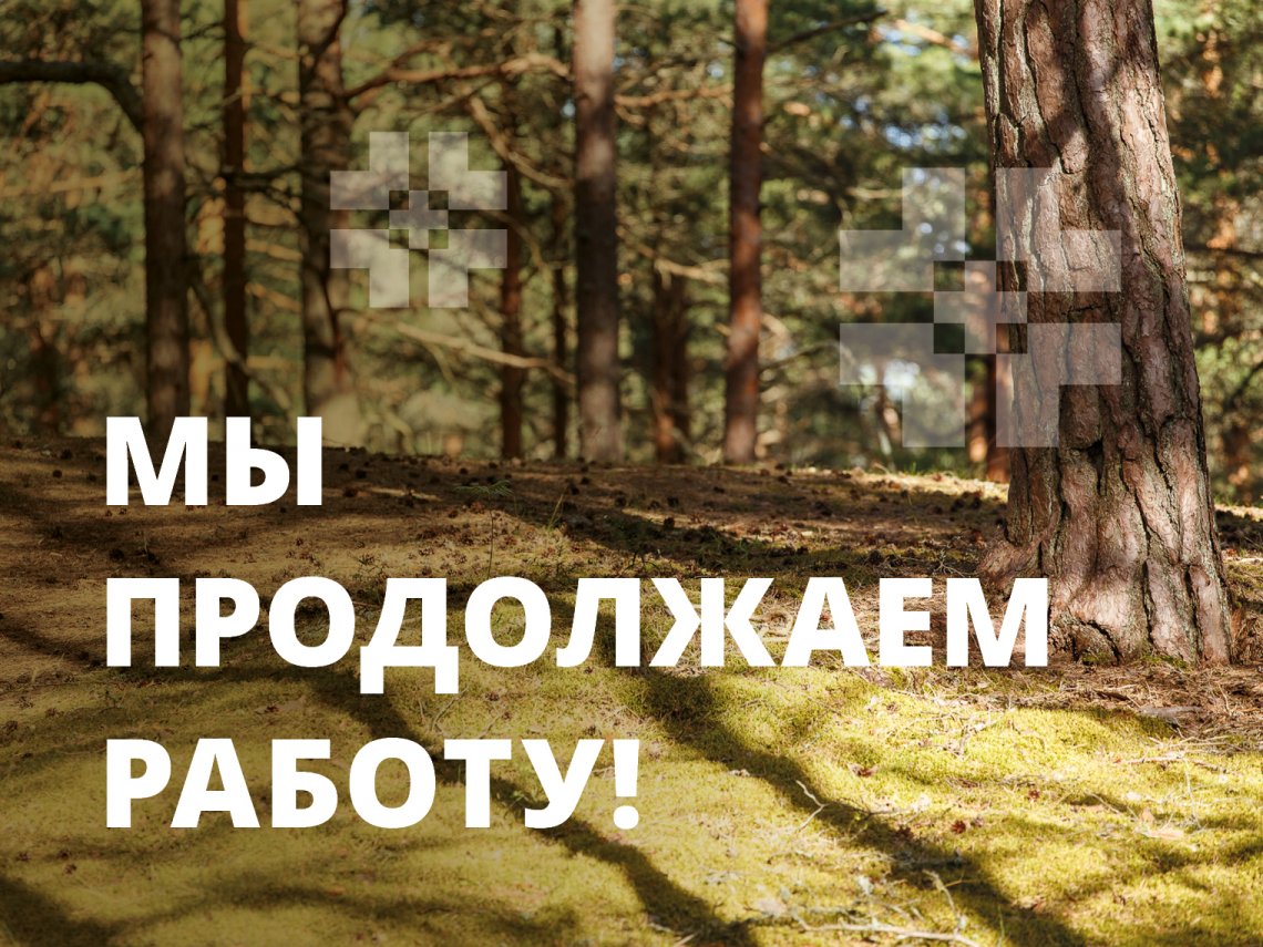 Мы продолжаем работу!